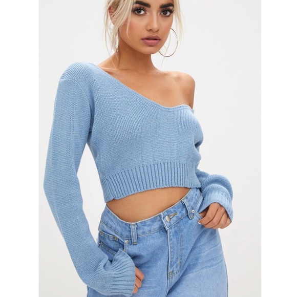 PrettyLittleThing Sweaters - PrettyLittleThing | Off The Shoulder Sweater